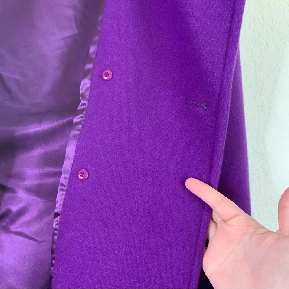 J.crew Womens purple stadium cloth pea cot 4 - Picture 9 of 12